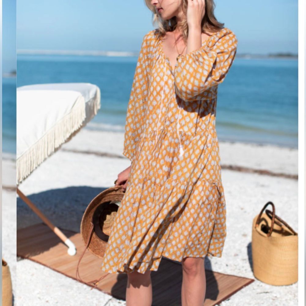 Emerson Fry India Collection Clemence Balloon Sleeve Dress